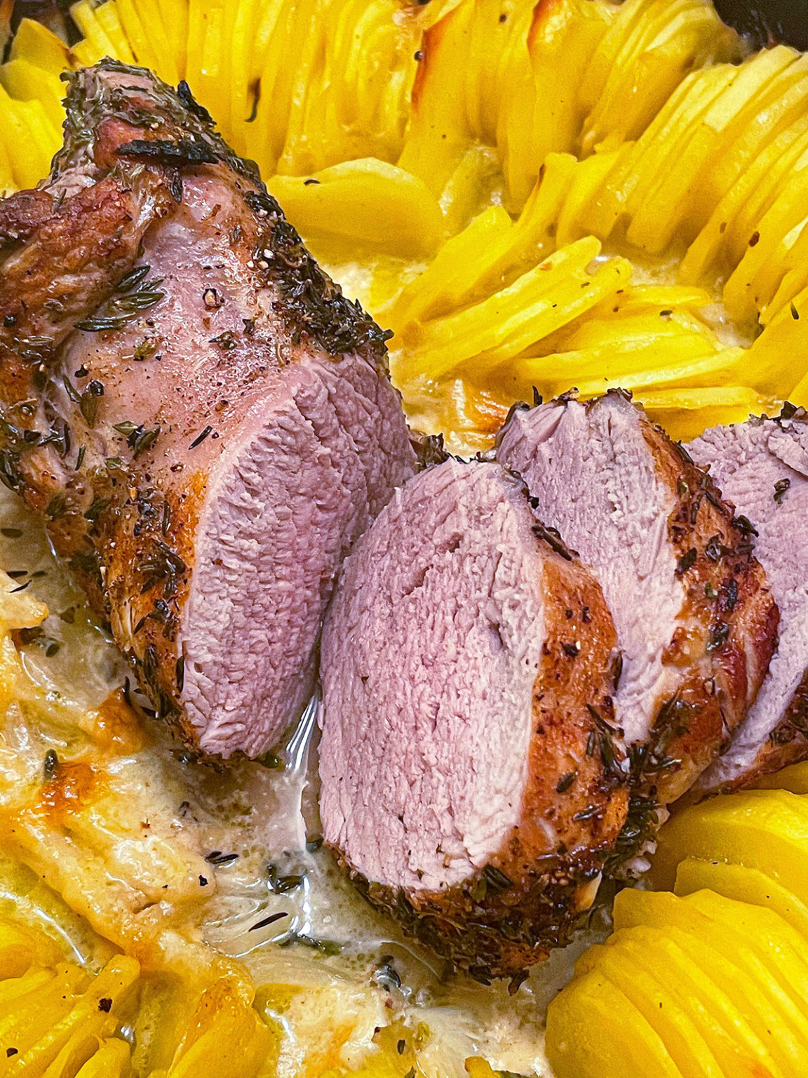 Kartoffelgratin mit Schweinefilet Rezept